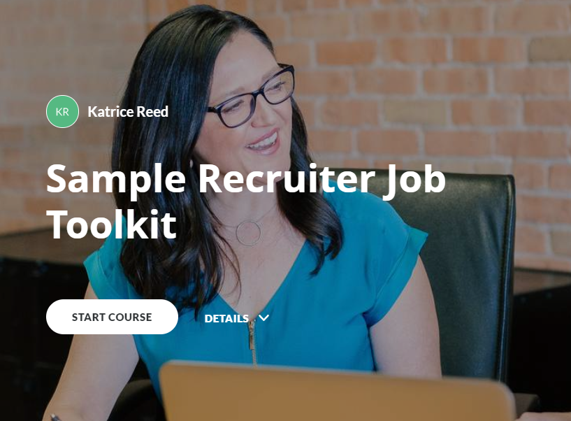 eLearning – Recruiter Job Toolkit